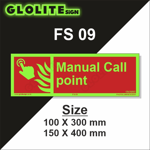 Manual Call Point Fs 09 | Glolite Sign